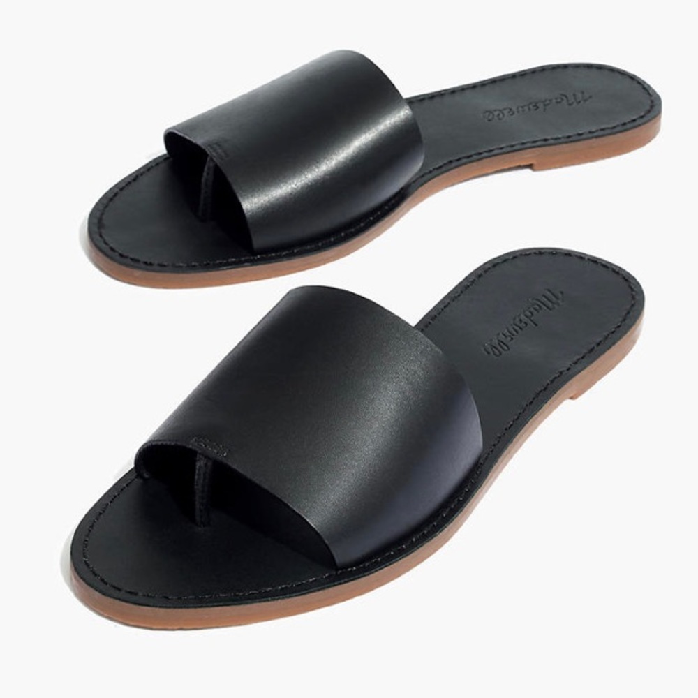 NWT Madewell The Boardwalk Post Slide Sandal